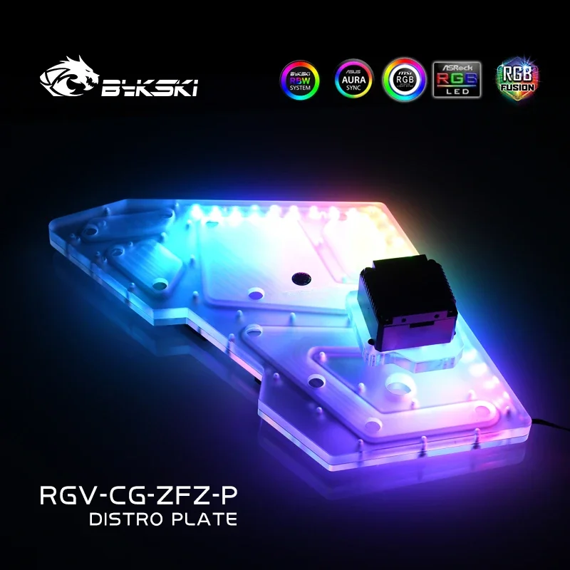 BYKSKI RGV-CG-ZFZ-P Acrylic Bo - огляд і ціна Distro Plate Ddc Pump Combo