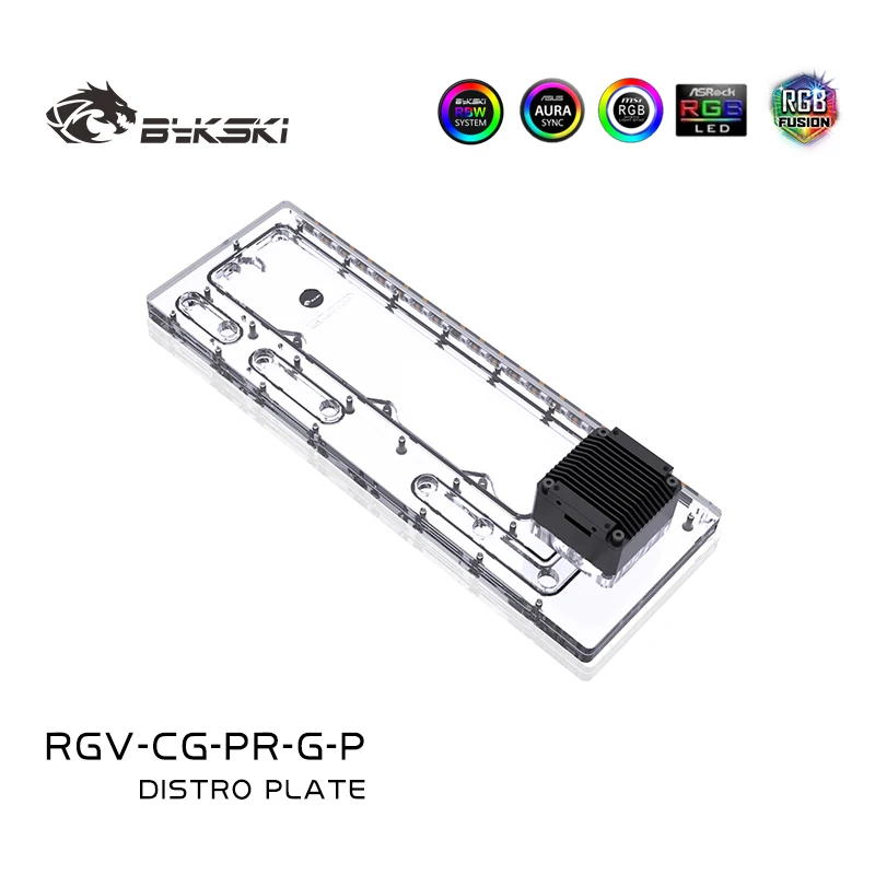 BYKSKI RGV-CG-PR-G-P Acrylic T - огляд і ціна Distro Plate Ddc Pump Combo